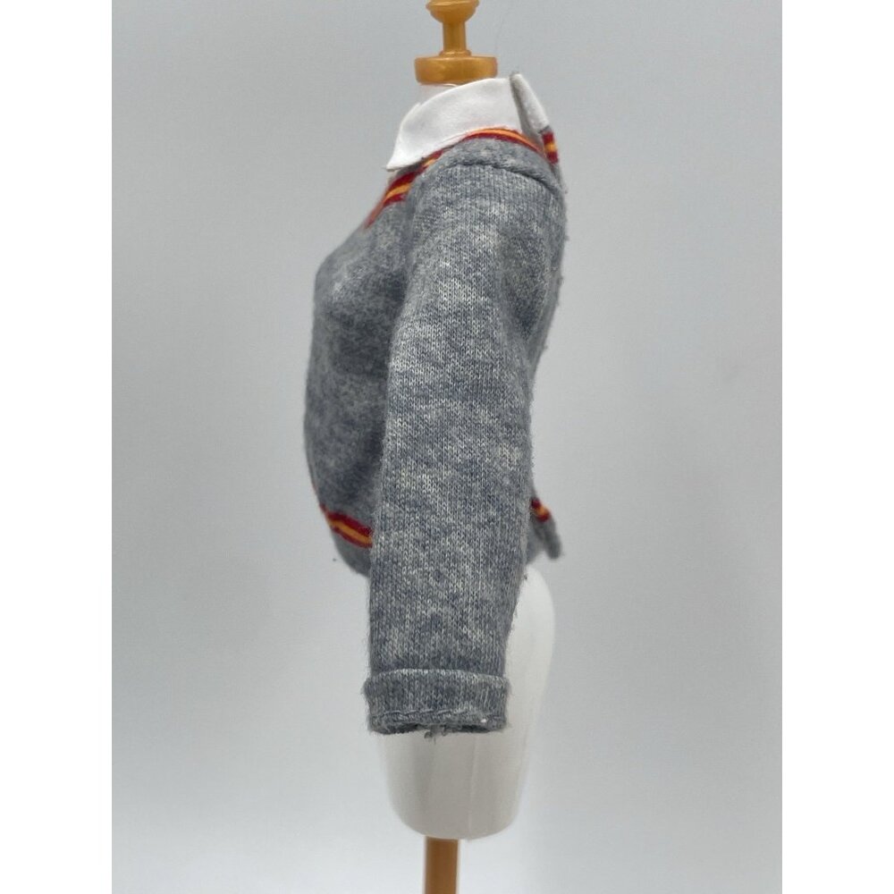 Harry Potter 10 inch Doll Clothes Accessory Gray Shirt with Collar and Tie - Picture 4 of 7